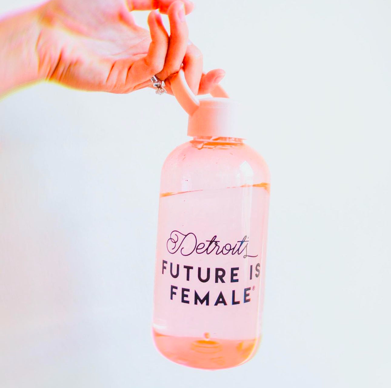 Rosè Pink Water Bottle – DETROIT’S FUTURE IS FEMALE